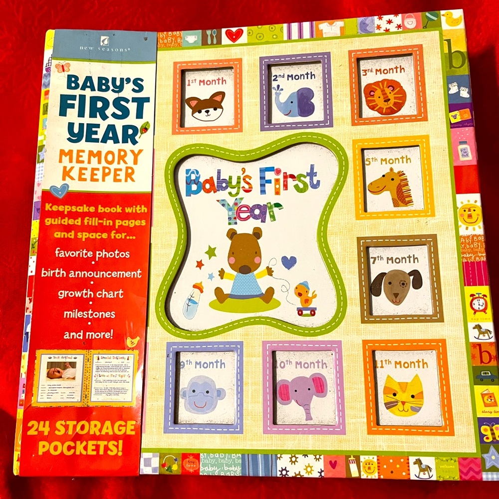 Baby’s first year of memory keeper book